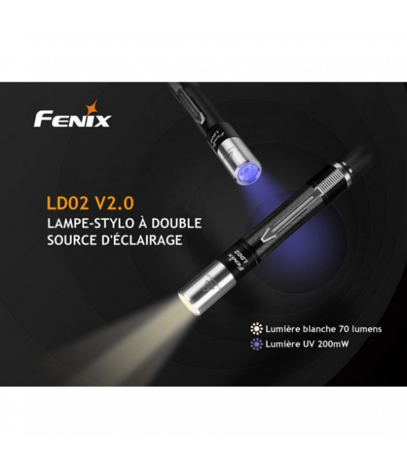Lampe de Poche Compacte 70 Lumens LD02 V2.0 - Fenix