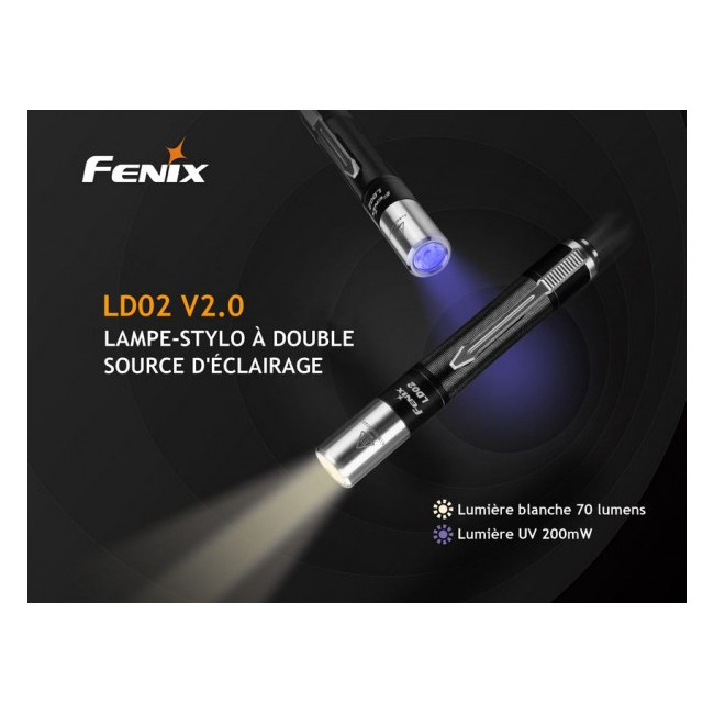 Lampe de Poche Compacte 70 Lumens LD02 V2.0 - Fenix