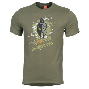 T-Shirt AGERON Spartan Warrior Olijfgroen - Pentagon