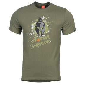 T-Shirt AGERON Spartan Warrior Olijfgroen - Pentagon