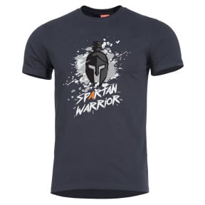 Tee-Shirt AGERON Spartan Warrior Noir - Pentagon