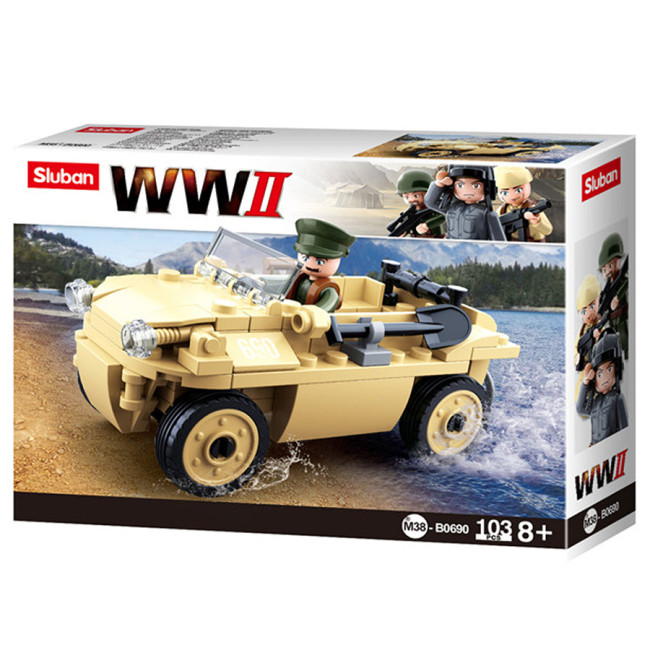 Sluban - Véhicule Amphibie Allemand M38-B0690