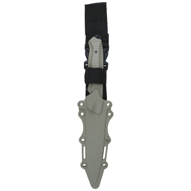 Airsoft Plastik-Messer Tanto - Coyote - Kombat Tactical