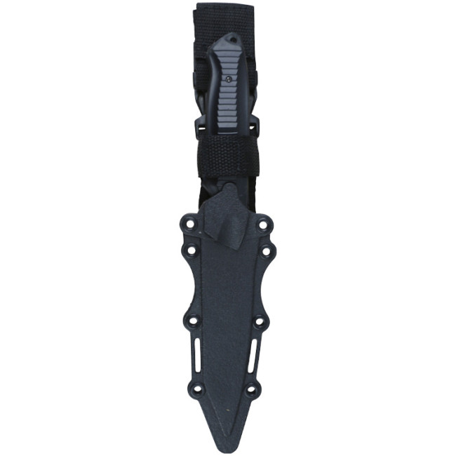Airsoft Plastik-Messer Tanto - Schwarz - Kombat Tactical
