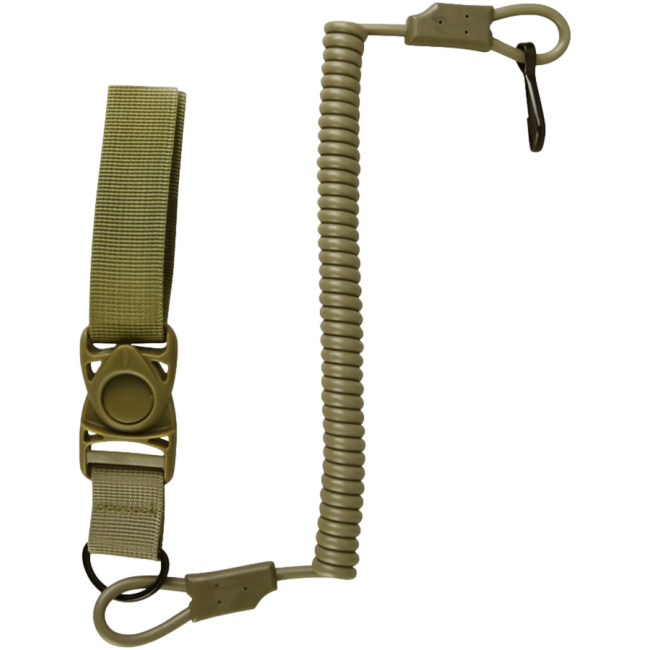 Lanière de pistolet tactique Coyote - Kombat Tactical Lanière de pistolet tactique Coyote - Kombat Tactical