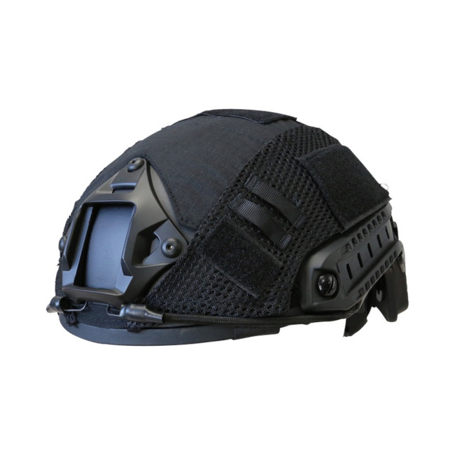 Pokrowiec na hełm Fast Helmet Czarny - Kombat Tactical