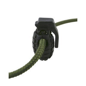 Zatyczka sznura Granat Czarny - Kombat Tactical
