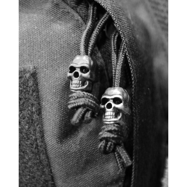 Kordelstopper Totenkopf - Silber - Kombat Tactical