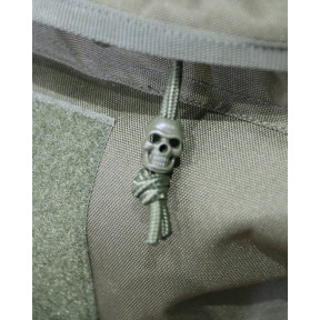 Zatyczka sznura Czaszka - Olive Green - Kombat Tactical