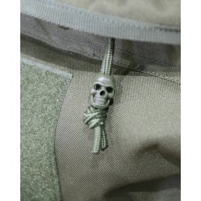 Zatyczka sznura Czaszka - Olive Green - Kombat Tactical