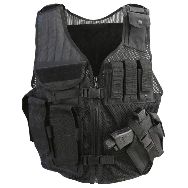 Veste tactique Cross Draw - Noir - Kombat Tactical