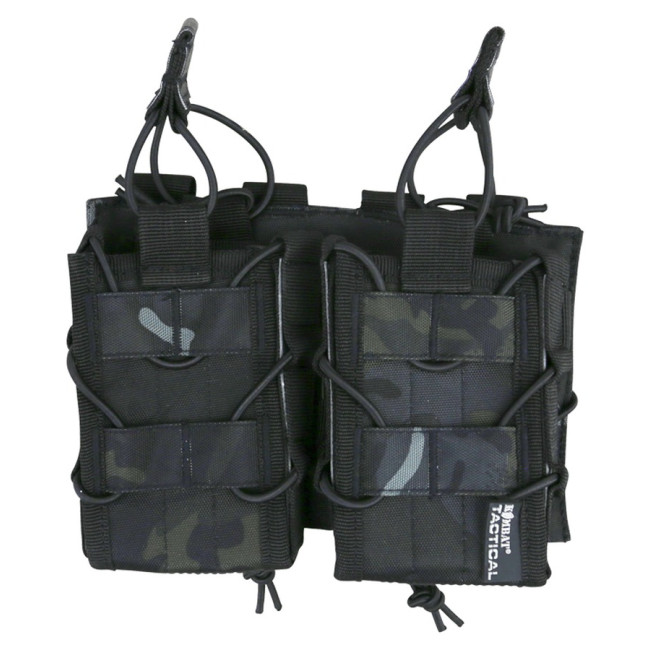 Porte chargeur DOUBLE delta BTP Noir - Kombat Tactical