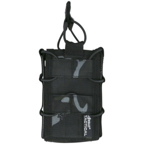 Pojedynczy uchwyt na magazynek delta BTP Czarny - Kombat Tactical