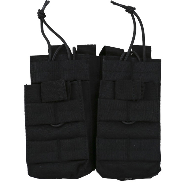 Dubbele Duo magazijnhouder - Zwart - Kombat Tactical