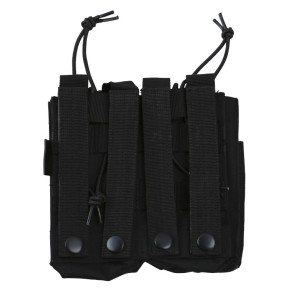 Dubbele Duo magazijnhouder - Zwart - Kombat Tactical