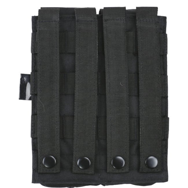 Porte chargeur double arme longue et arme de poing - Noir - Kombat Tactical