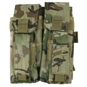 Doppelter Magazinhalter für Langwaffe und Handfeuerwaffe - BTP - Kombat Tactical