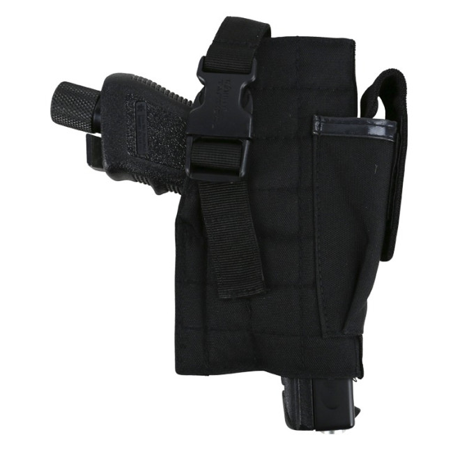 Molle Gun Holster with Mag Pouch - Black