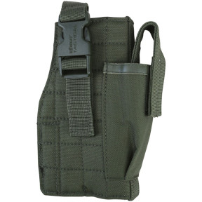 Molle Pistolenholster mit Magazintasche - Olivgrün