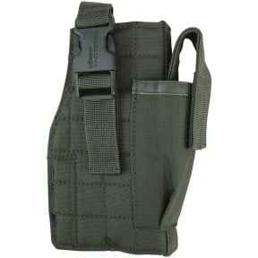 Molle Pistolenholster mit Magazintasche - Olivgrün