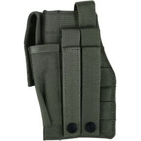 Molle Pistolenholster mit Magazintasche - Olivgrün