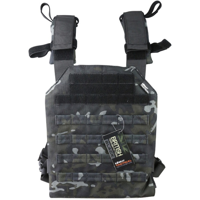 Spartan Plattenträger - BTP Schwarz - Kombat Tactical