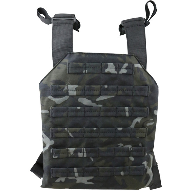Porte plaque Spartan - BTP Noir - Kombat Tactical 