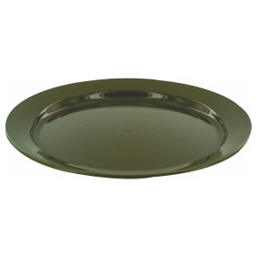 Assiette plate 24 cm en polypropylène Verte - Highlander