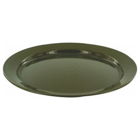 Plat bord 24 cm van polypropyleen Groen - Highlander