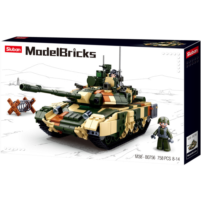 Großer Militär-Kampfpanzer Tank M38-B0756 - Sluban
