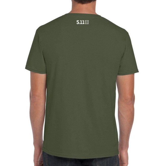 Tee-shirt Flag Shield France Vert - 5.11 Tactical