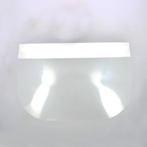 Visière de protection PVC + mousse - Blanche