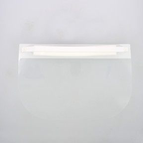 PVC-Schutzvisier + Schaumstoff - Weiß