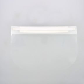 Przyłbica ochronna PVC + pianka - Biała