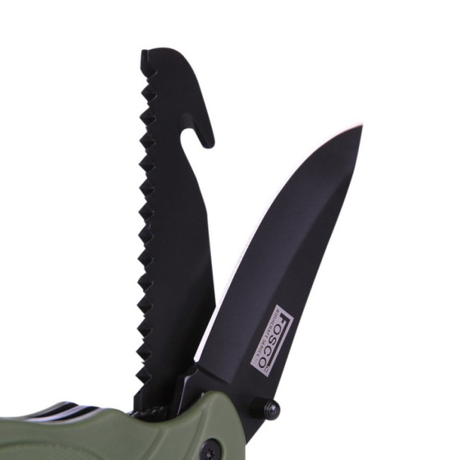 Bushcraft mes groen - Fosco Industries