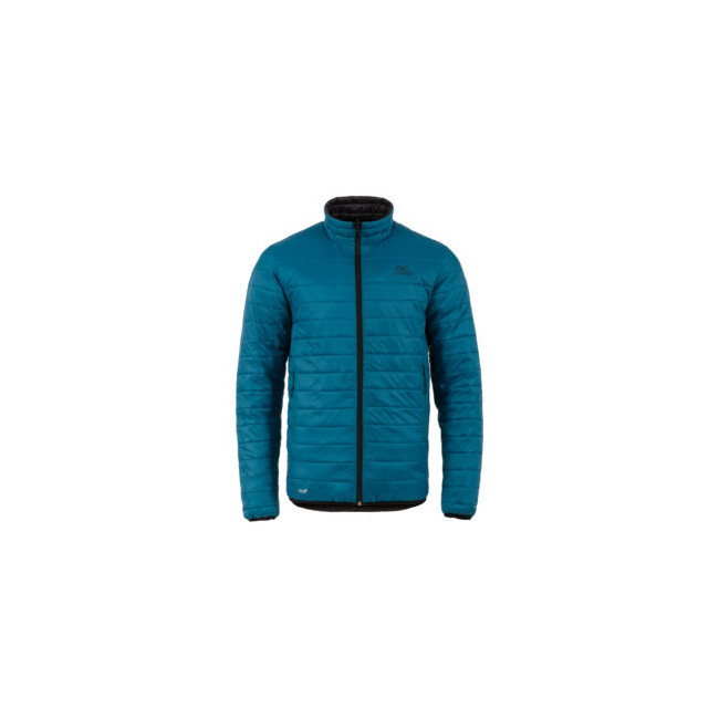 Veste Coll réversible - noir et bleu pétrol  