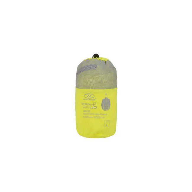 Kurtka Stow & Go Waterproof Unisex - Żółta - Highlander