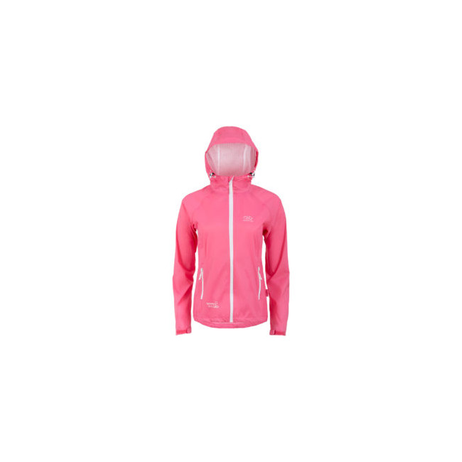 Stow & Go Waterproof Dames jas - Roze/Wit - Highlander