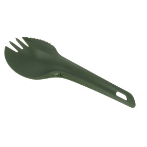 Sztućce 3 w 1 Spork Zielona Oliwka - Wildo