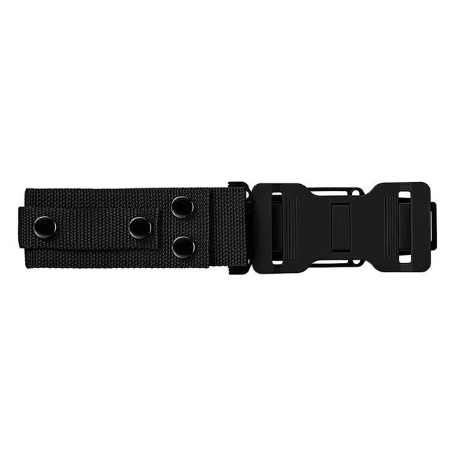 Mes Strongarm halfgekartelde rand - Zwart - Gerber