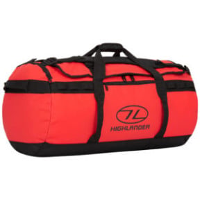 Waterdichte reistas STORM KITBAG 90L - Rood - Highlander