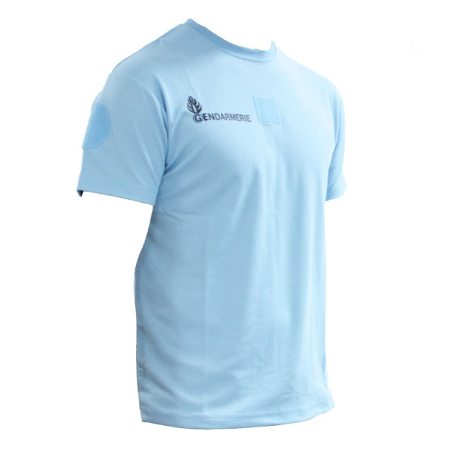 Ademend t-shirt Gendarmerie Blauw + klittenbanden - Patrol