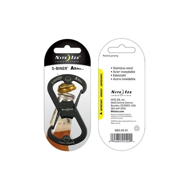 Mousqueton S-Biner ouvre-bouteille - Nite Ize