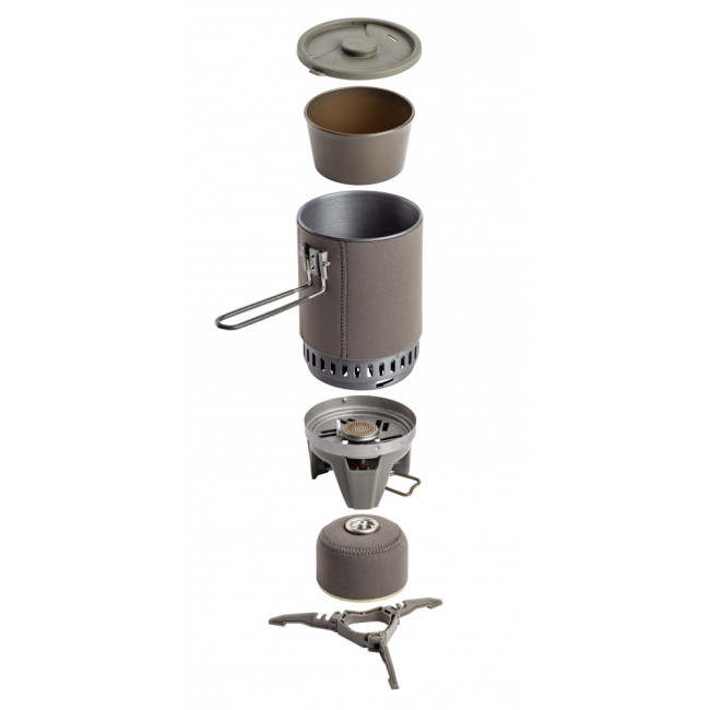Set de cuisson 1 litre avec réchaud à gaz Tac-Boil - A10 Equipment