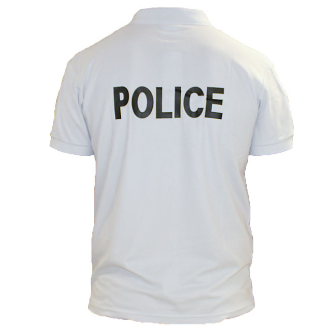 Polo Policyjne Cooldry w siatce piqué Szare - Patrol