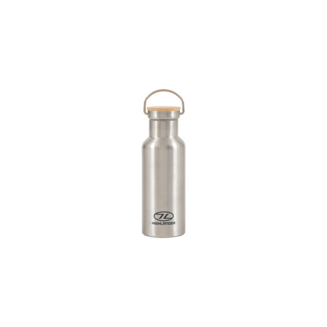 Bouteille isotherme CAMPSIDE 500ml - Argent - Highlander 