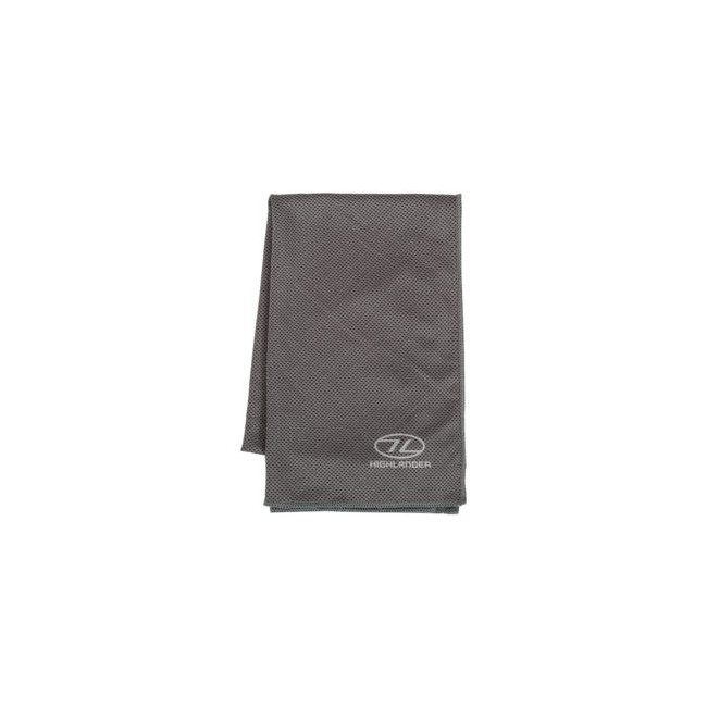Handdoek COOL TECH - Houtskool - Highlander