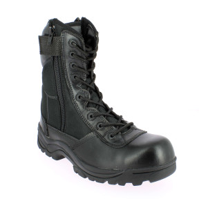 Botas de Combate de Piel Sintética Negras - Patrol Equipement