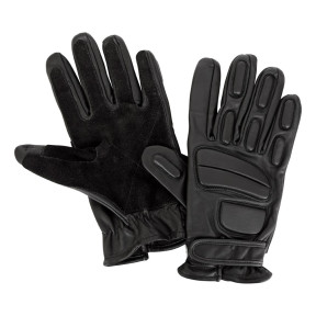 Leren interventiehandschoenen - Zwart - CityGuard