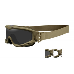 Ballistische Schutzmaske Spear tan getönt/klar - Wiley X
